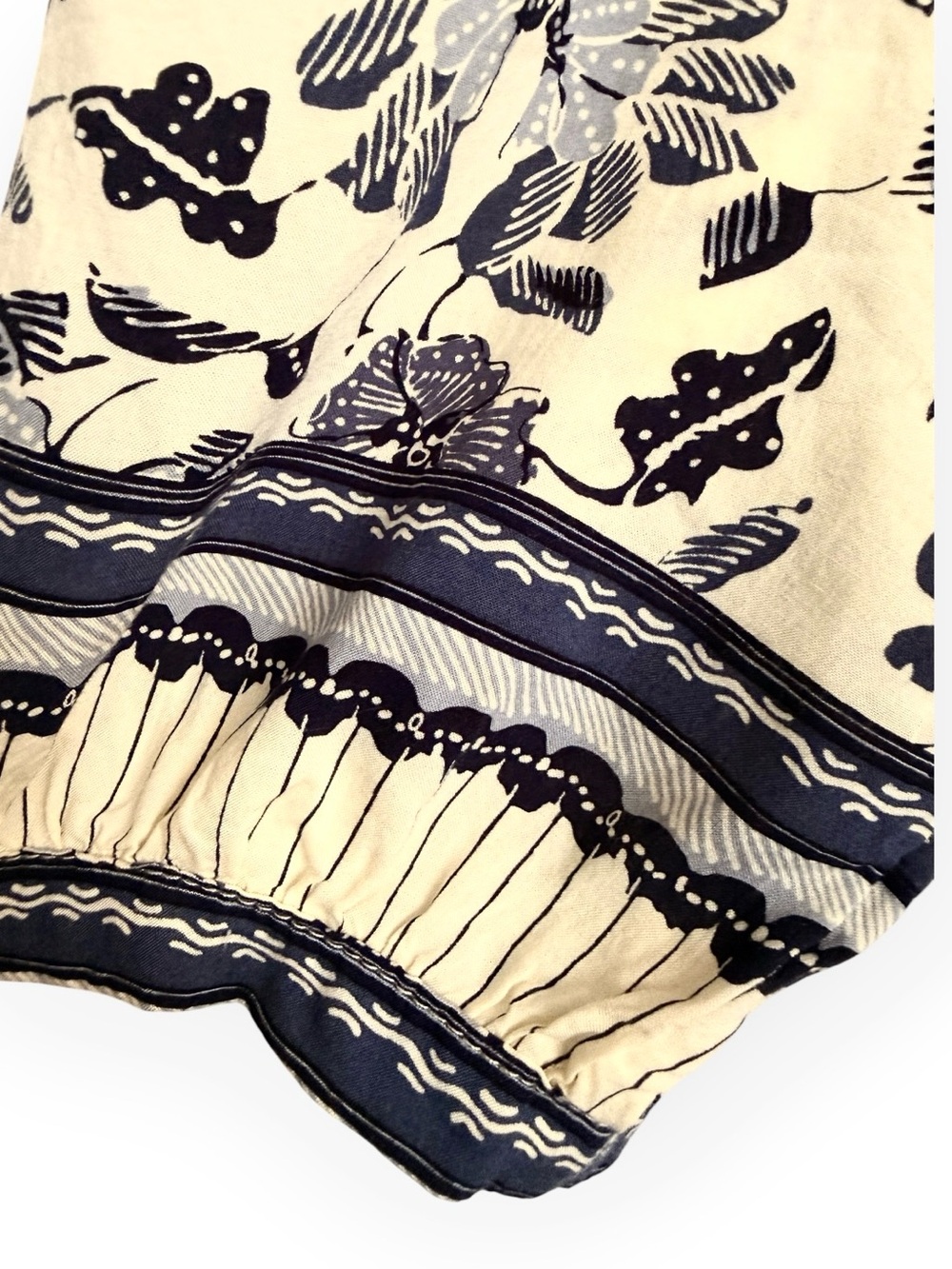 NATALIE MARTIN Wildflower pale yellow navy Laurie Maxi floral Dress XS $280 - Picture 4 of 6